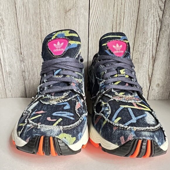 Adidas Originals Women's Denim Falcon Fashion Retro Sneakers CG6249 Sz 6.5 - Picture 14 of 16